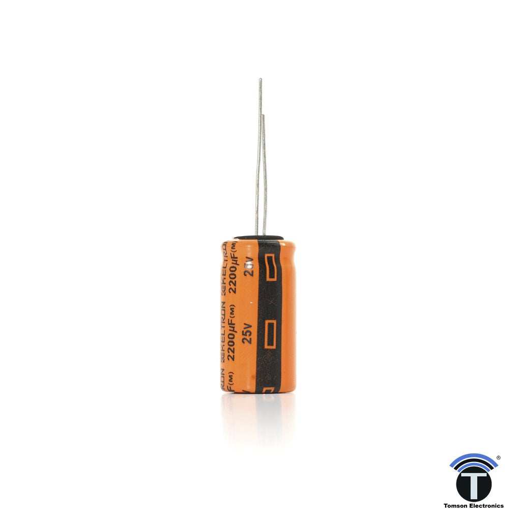 KELTRON 2200 uF/25 V Radial Electrolytic Capacitor KELTRON 2200 uF/25 V Radial Electrolytic Capacitor